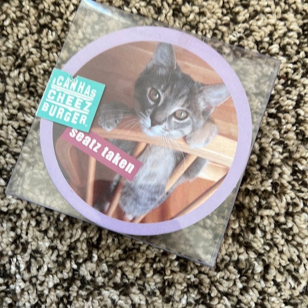 12 assorted new cat lol coaster set for home decor